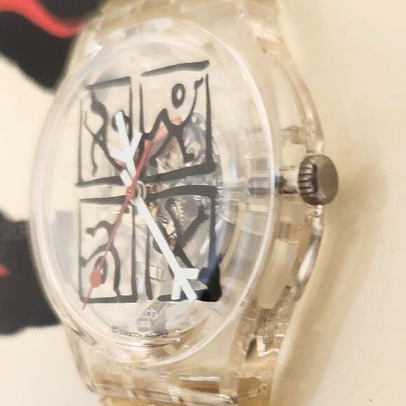 Swatch watch ZEIT2 GK298 1999 Standard Gents Designed by Matthias Winkler NEW - Picture 5 of 8